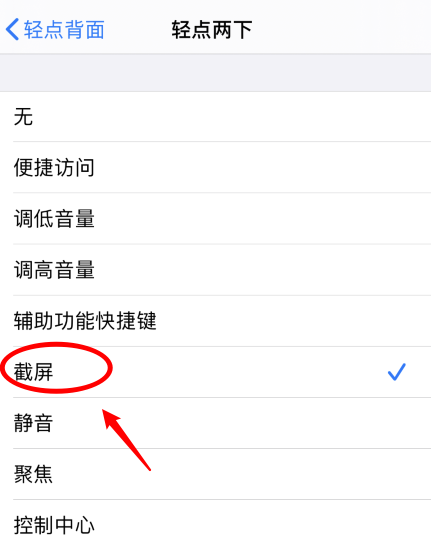 杭锦苹果手机维修分享iPhone12如何启用双击截屏 
